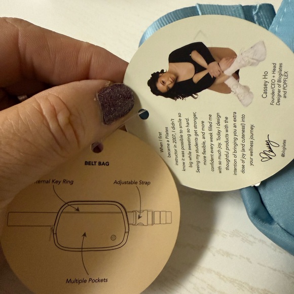 Light Blue Belt Bag NWT - Picture 2 of 5